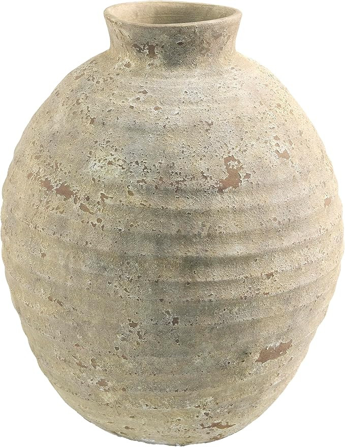 Livabliss x Galey Alix Hartnett Traditional Vase, 17" H x 13" W x 13" D, Rust | Amazon (US)
