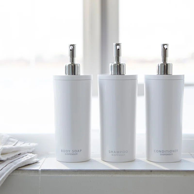 Yamazaki Home Body Soap Dispenser, Contemporary Bottle Pump For Shower, 16.9 fluid oz. | Wayfair North America