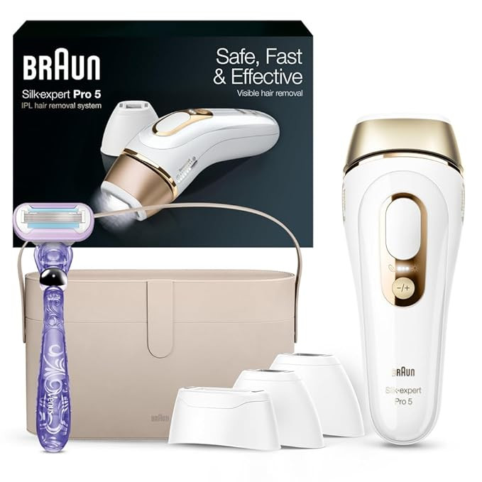 Braun IPL Silk·Expert Pro 5 PL5347 Latest Generation IPL, Holiday Gifts for Women and Men, Hair ... | Amazon (US)