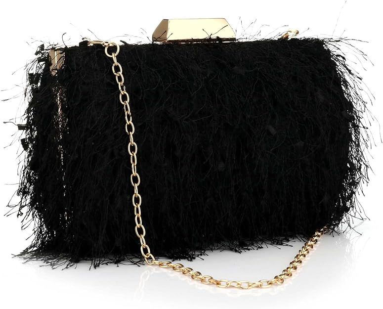 YYW Clutch Purse for Women Cute Handbags Top Handle Evening Bag Crossbody Bag Shoulder Bag for We... | Amazon (US)