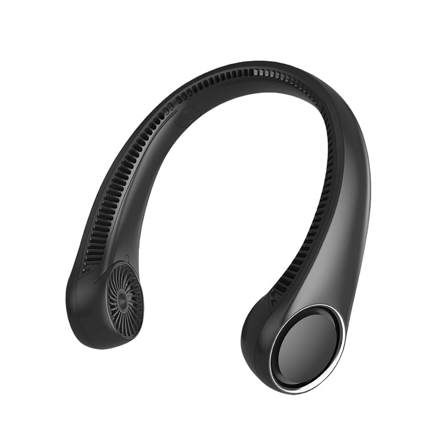Portable Neck Fan, Hands Free Bladeless, 360° Cooling Personal Fan,Wearable Quiet Fan for Outdoo... | Amazon (US)
