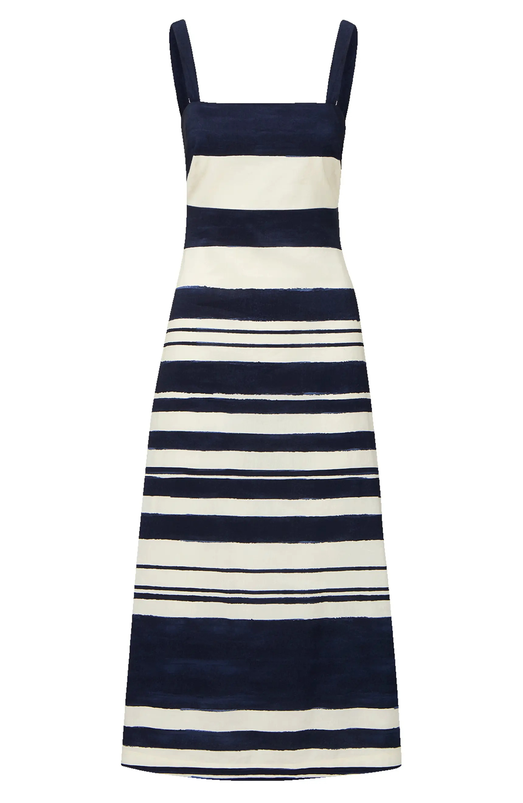 Ella Stripe Sleeveless Midi Dress | Nordstrom