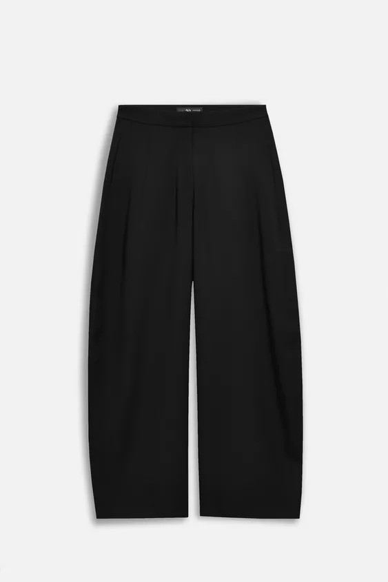 100% WOOL WIDE-LEG PANTS 50TH ANNIVERSARY | Zara US