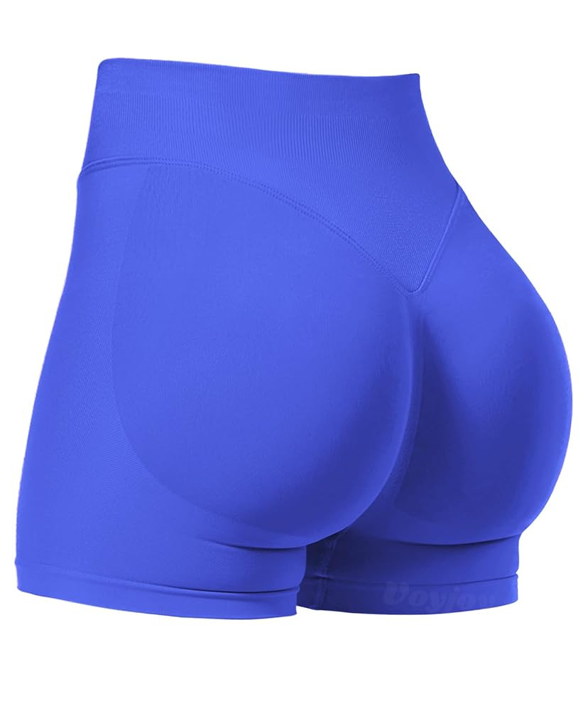 VOYJOY Women Workout Impact Shorts 2.5"/ 3.6"/ 4.5"/ 6" Scrunch Butt Lifting Gym Seamless Booty B... | Amazon (US)