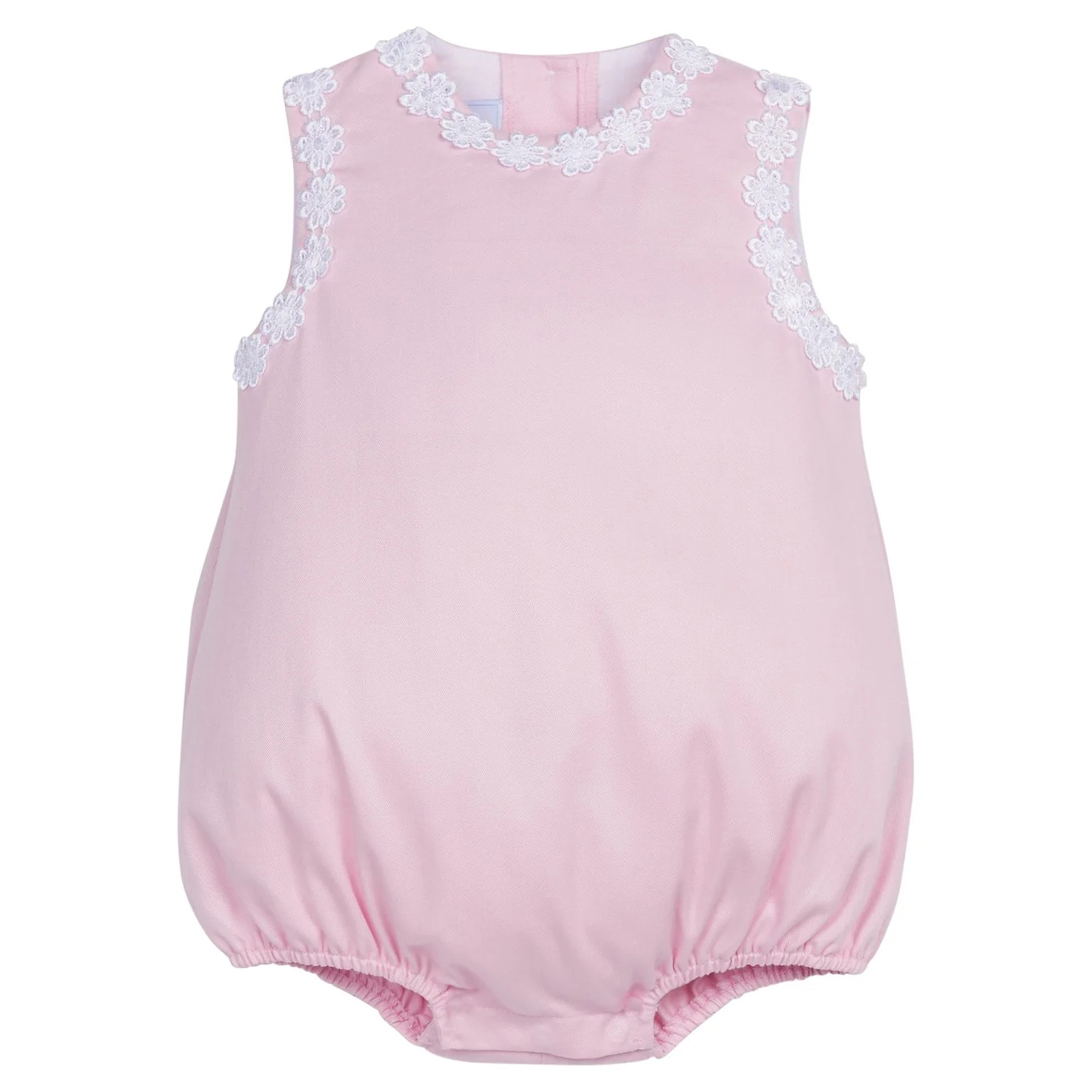 Little English Daisy Bubble - Light Pink Twill | JoJo Mommy