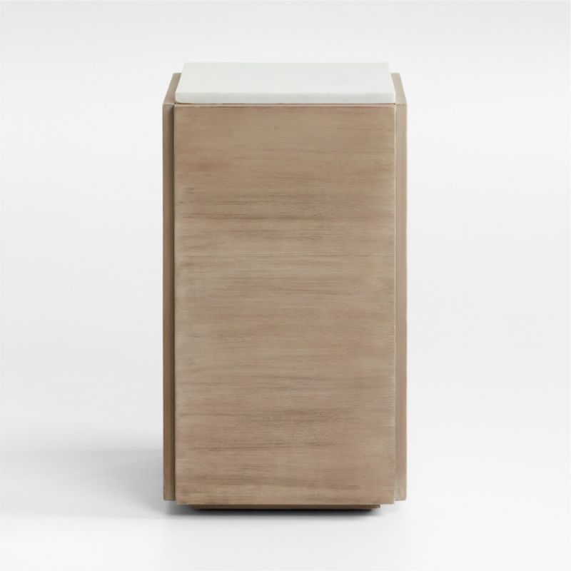Troupe Pine Side Table | Crate & Barrel | Crate & Barrel