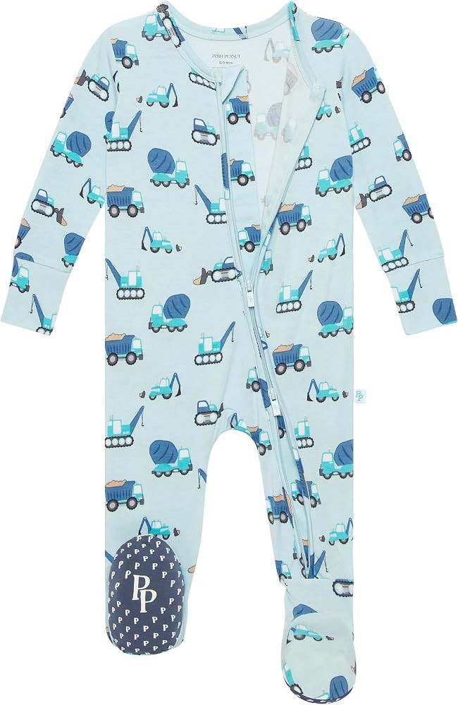 Posh Peanut Baby Rompers Pajamas - Newborn Sleepers Boy Clothes - Kids One Piece PJ - Soft Viscos... | Amazon (US)