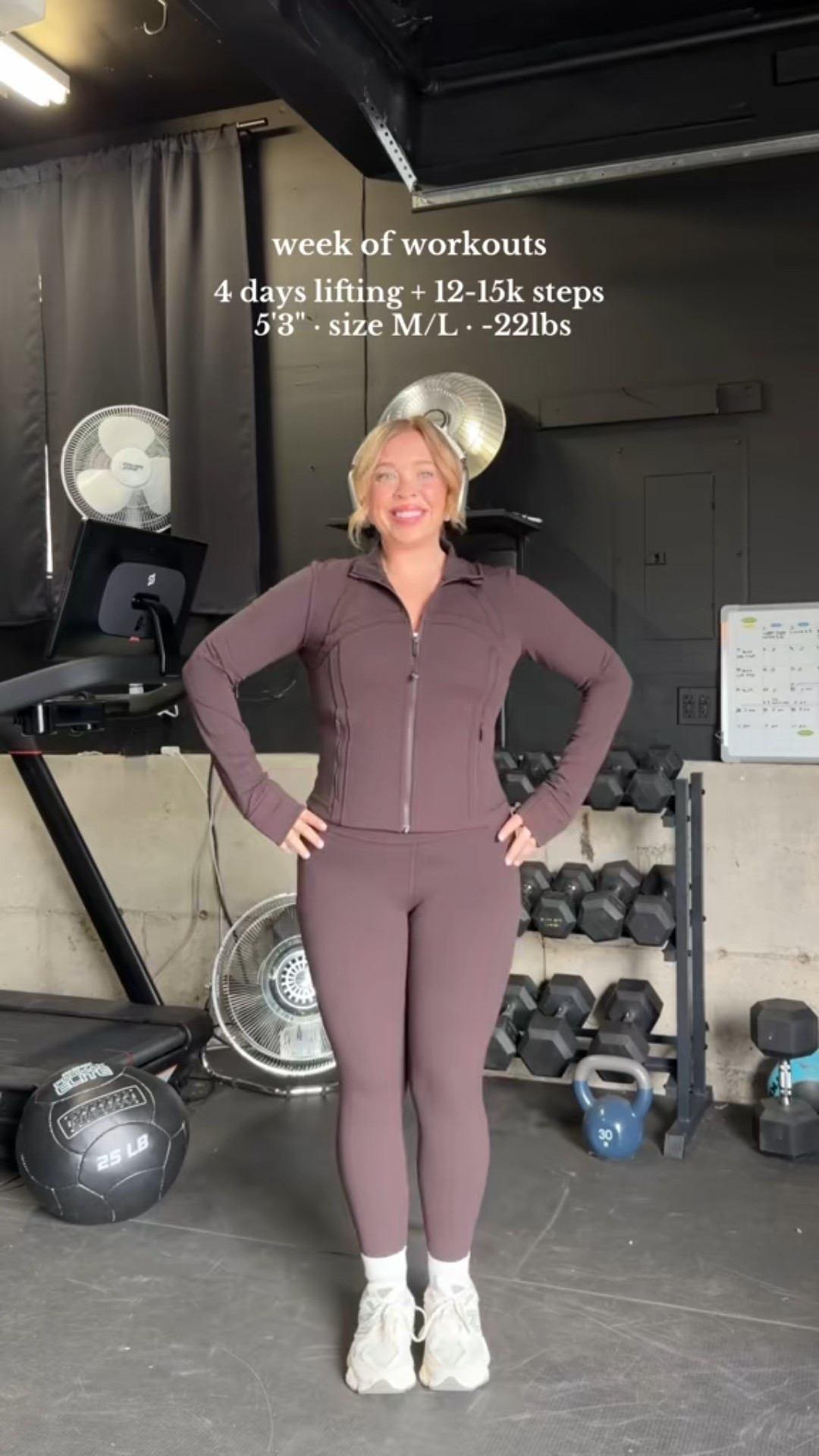 A week of Midsize Gym Outfits and Hot Girl Walk Outfits 💪🏻👟🤎 Size 10/12 | M/L | 5’4"