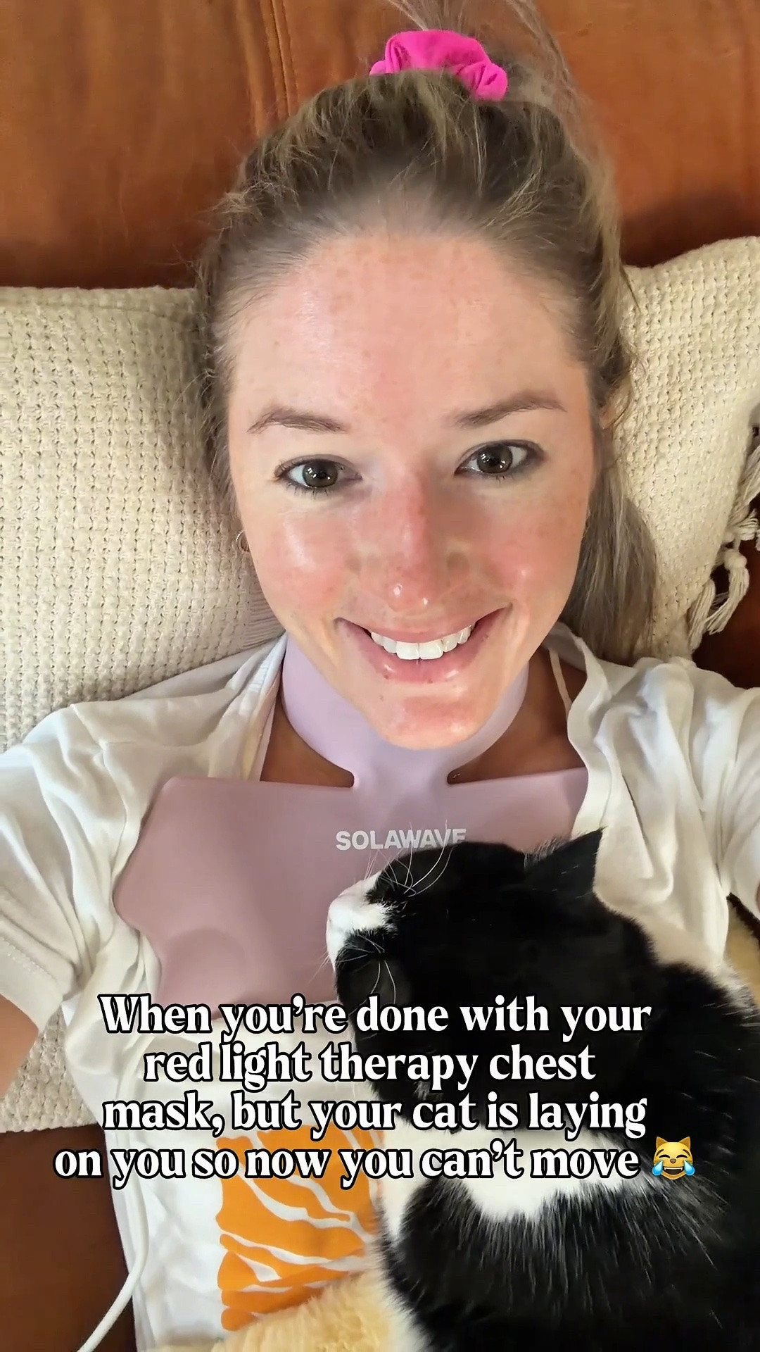 POV: Your red light therapy session is over… but your cat has officially decided you’re not allowed to move. 😂🐈❤️

Every single time I use my red light therapy chest mask, Charlie comes running and curls up right on top of it (and on me 🤣). I swear she thinks it’s the coziest nap spot in the house! At that point, my plans are canceled because there’s no way I’m disturbing a sleeping kitty. 😍

Now I’m starting to wonder… does anyone else’s cat love warm spots or red light therapy this much? 😂

🐱 Cat parents, tell me, is your cat your biggest cuddle bug too?

#LTKdayinmylife #LTKgrwm #LTKBeauty