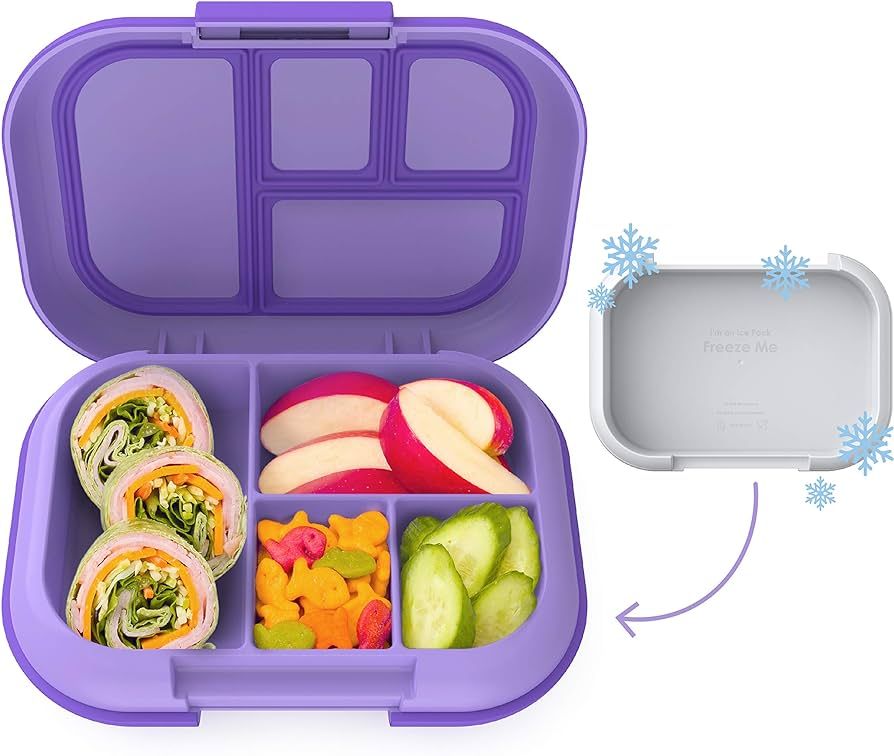 Bentgo® Kids Chill Lunch Box - Leak-Proof Bento Box with Removable Ice Pack & 4 Compartments for... | Amazon (US)