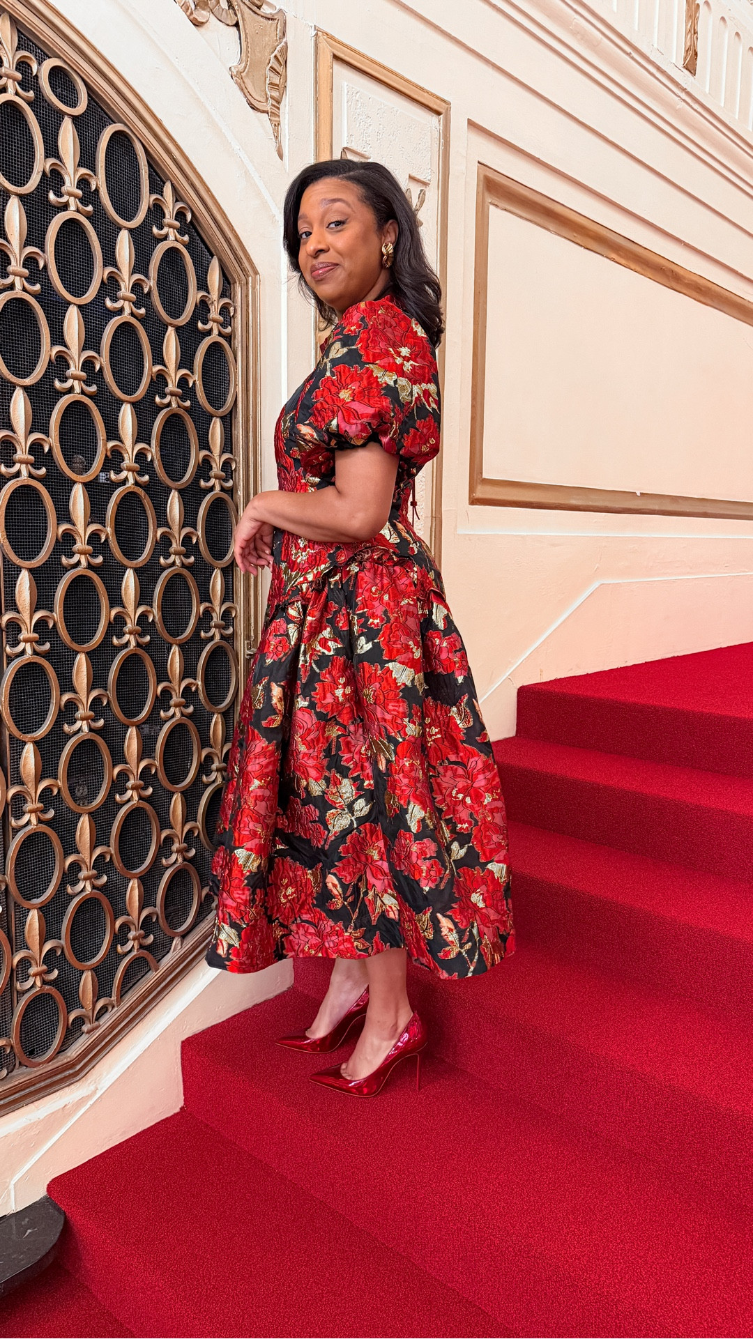 This dress is beyond dreamy and on sale! The jacquard fabric and all over floral is a head turner and it has pockets! Fits TTS and is very comfortable! 

#LTKWedding #LTKootd #LTKSaleAlert