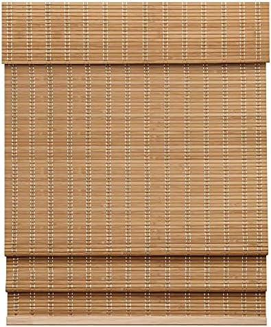 Amazon.com: LazBlinds Cordless Bamboo Roman Shades, Light Filtering Window Treatment, Roll Up Bam... | Amazon (US)