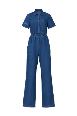Charlie Fashion Denim Jumpsuit | Rent the Runway