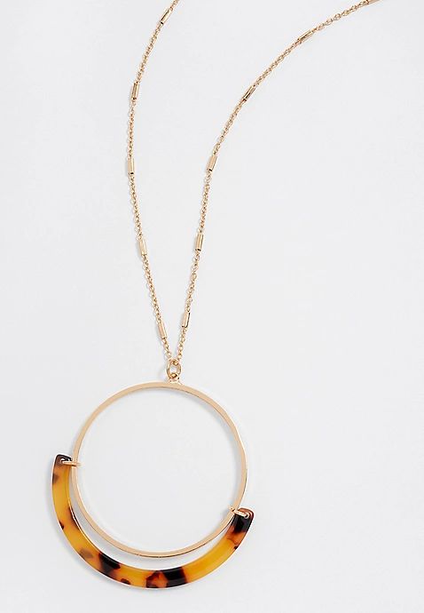 tortoise pendant necklace | Maurices