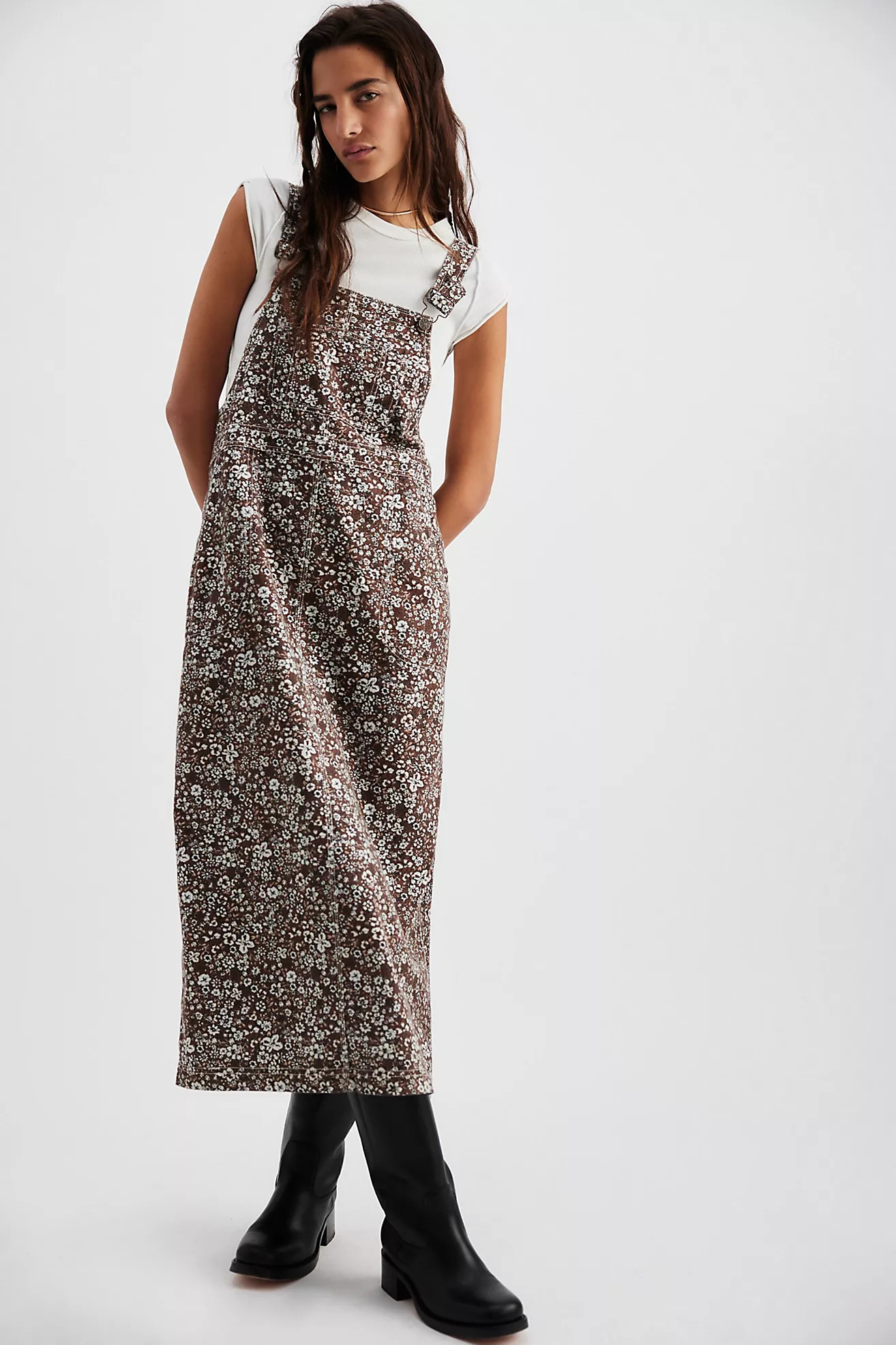 Hanson Apron Midi Dress | Free People (Global - UK&FR Excluded)