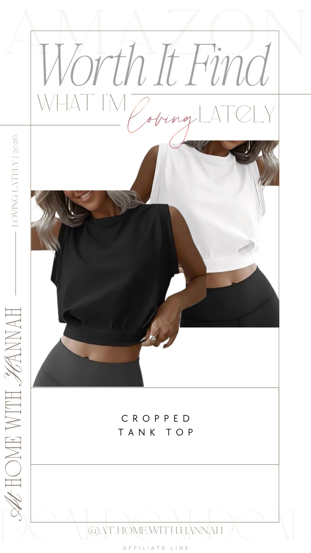 This cropped tank top is such a good closet basic for summer outfits, athleisure looks, travel days, errands, workouts, and casual everyday styling. Easy to wear with biker shorts, athletic shorts, leggings, denim, or layered under a button-down.

If you’re shopping for:
• cropped tank top
• summer outfit basics
• Amazon activewear finds
• athleisure outfit
• workout tank top
• casual summer top
• everyday tank top
• travel outfit basics

This cropped tank is linked here if you’re building easy summer outfits around simple basics 🤍





••
cropped tank top • summer outfit basics • Amazon activewear finds • athleisure outfit • workout tank top • casual summer top • everyday tank top • travel outfit basics • black cropped tank • white cropped tank • gym outfit top • summer basics

#CroppedTankTop #AmazonActivewear #SummerBasics #AthleisureStyle #AmazonFashionFinds
#ltkstyle #ltkfinds #ltkfashion

#LTKootd #LTKSeasonal #LTKActive