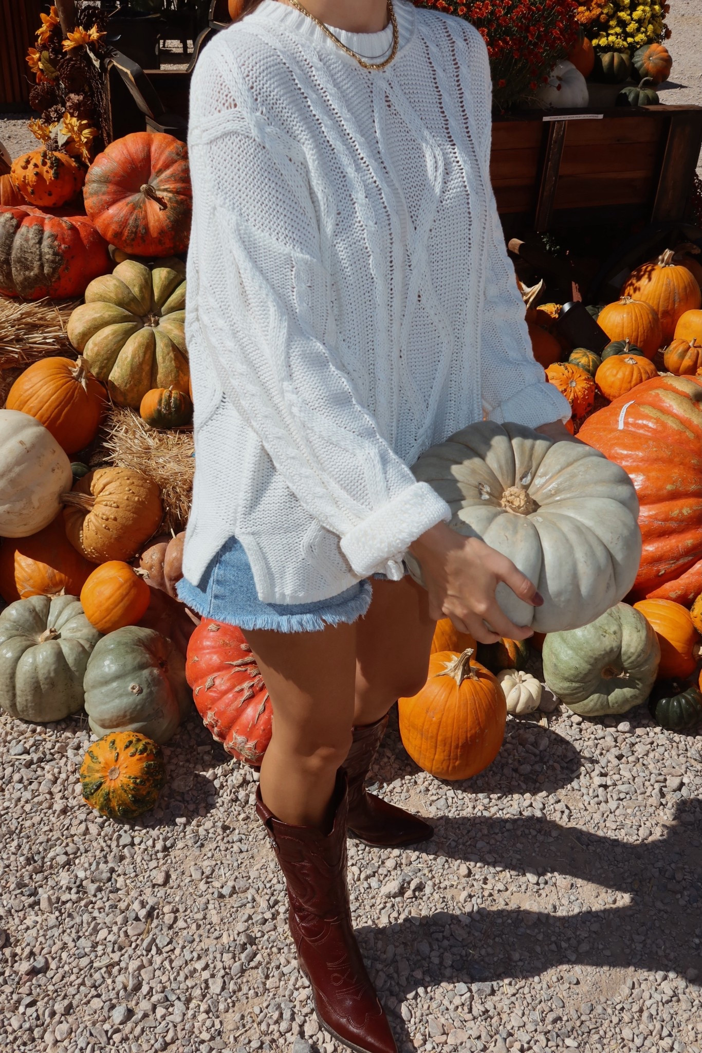 Size medium in sweater! 

#LTKFindsUnder50 #LTKSeasonal