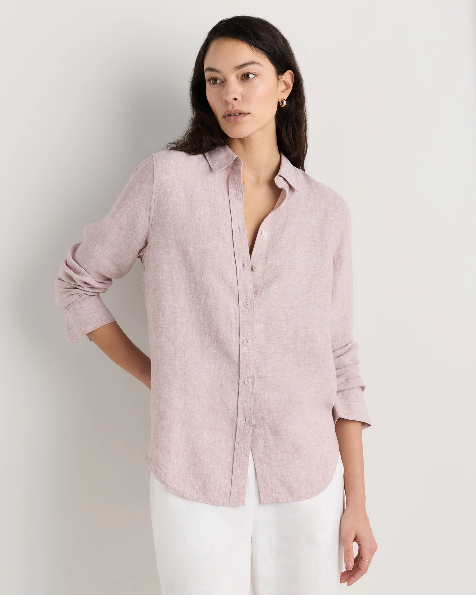 100% European Linen Long Sleeve Shirt | Quince