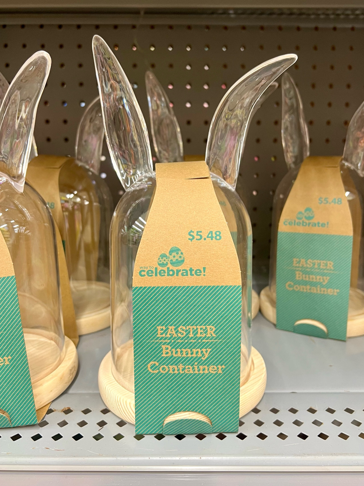 This clear bunny container is as cute as can be! Perfect for filling with Easter treats! 🐰🍬

#LTKFindsUnder50 #LTKSeasonal #LTKHome