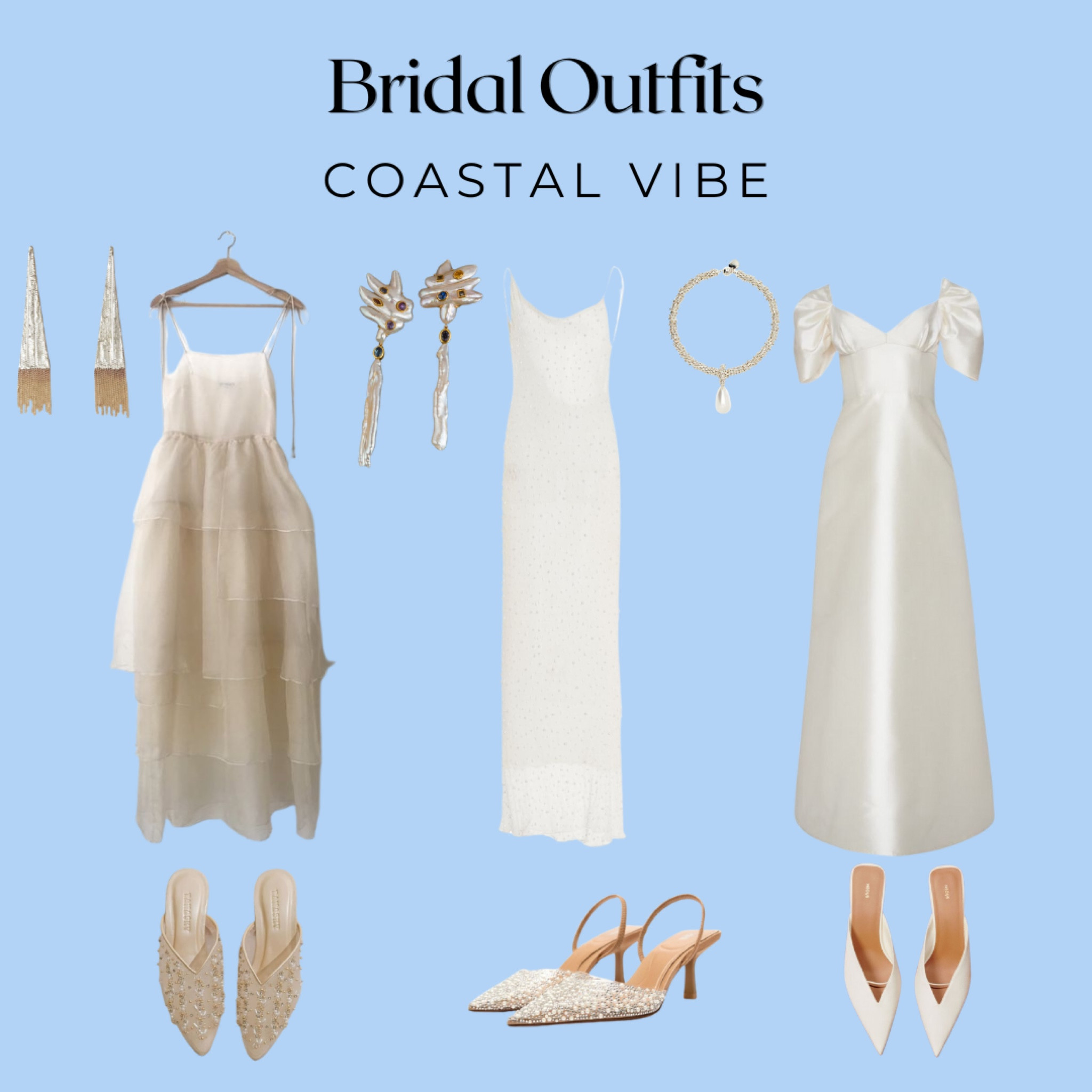 Coastal Bride Outfit Inspo

#wedding #weddingstyle #bridalstyle 