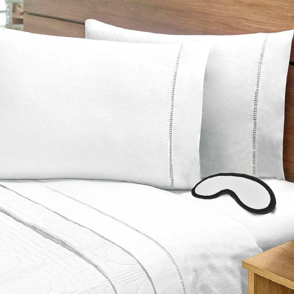 Jogo de Lençol Ponto Palito 400 fios com 4 Pçs para Cama de  Casal Queen Casen | Casas Bahia (BR)