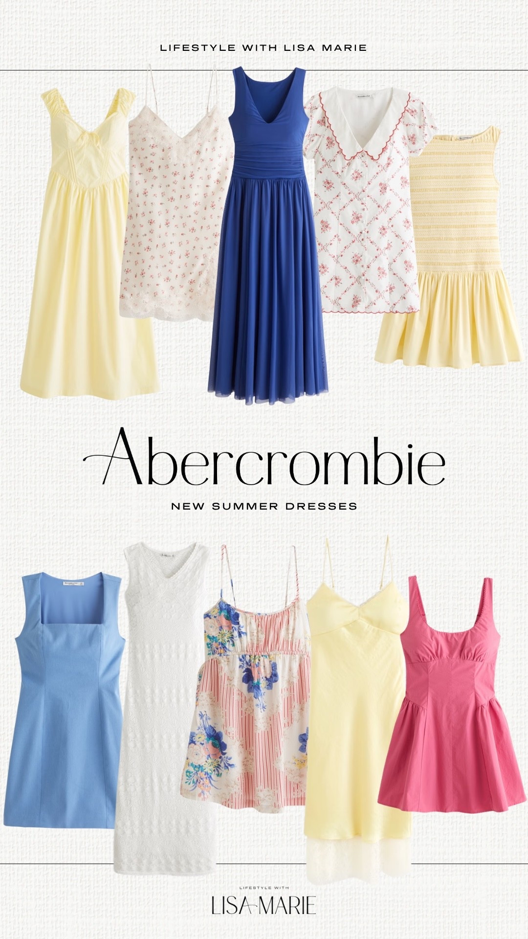 Abercrombie new summer dress arrivals! Mini, midi and maxi dresses for a vacay, resort, cruise or event. Floral print and pastel dresses. Lace, crochet and embroidered dresses. Cover-up dresses for pool and beach.

#LTKmomlife #LTKSeasonal #LTKPetite