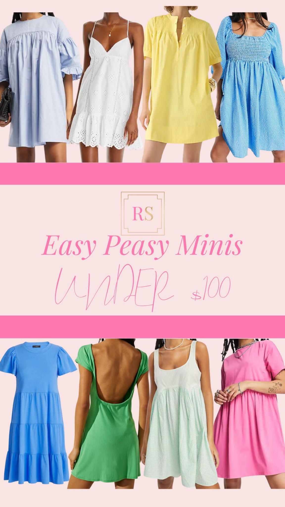 Easy Peasy Throw-On mini dresses under $100

#LTKunder100 

#LTKSeasonal