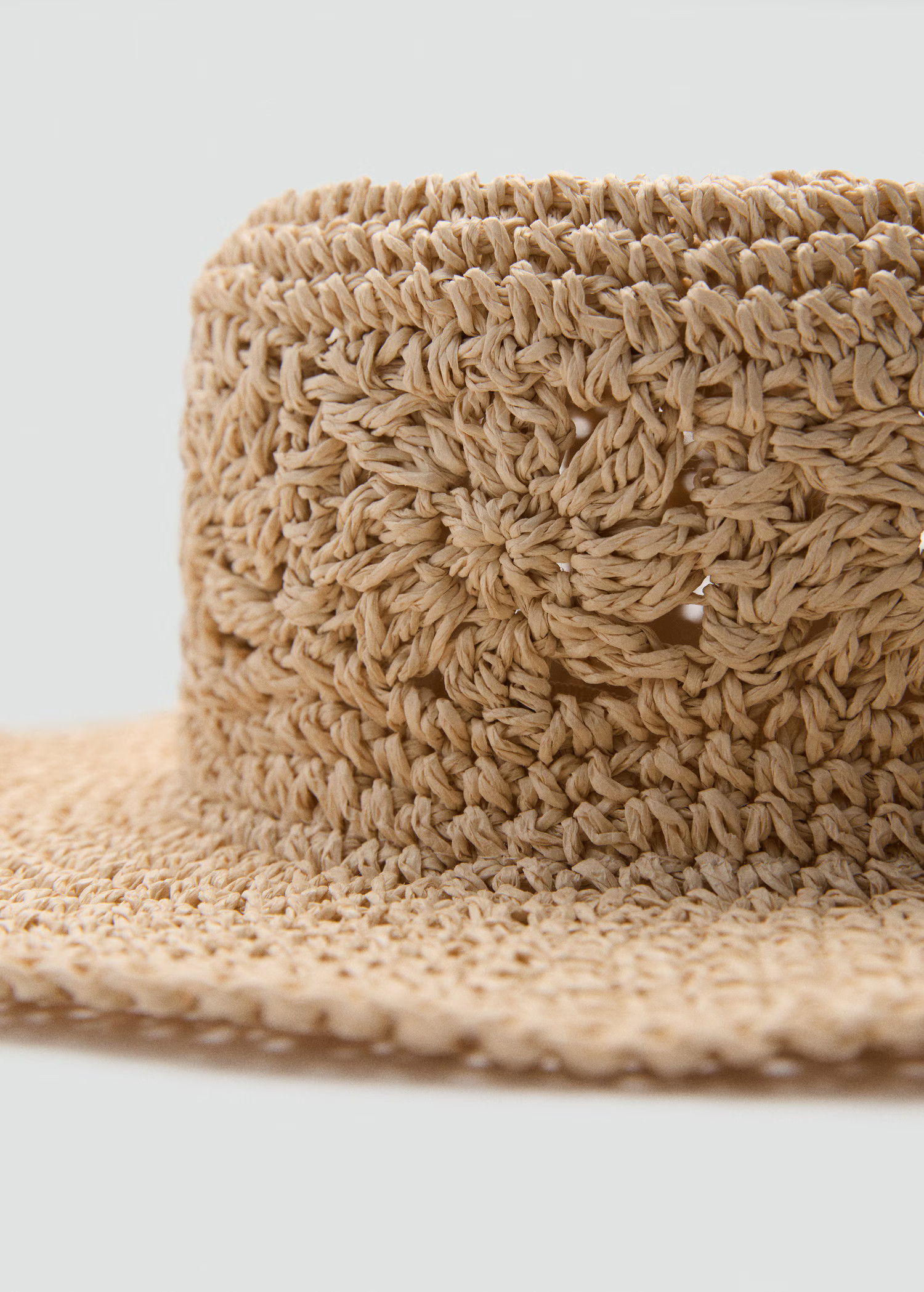 Natural fibre hat - Women | MANGO USA | Mango (US/MX/AU)