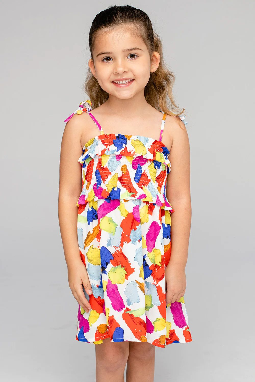 Vivienne Girl's Dress - Shapes Away | BuddyLove