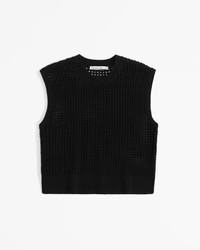 Crochet-Style Shell Top | Abercrombie & Fitch (US)