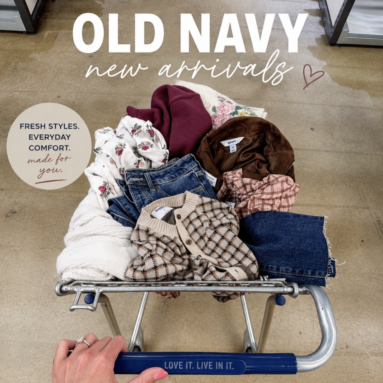 Old Navy new arrivals. 
Dress/ small 
Cardigans/ small
Jeans/ 8 (except for plum flare style, wearing 6)
Jacket/ XS would prefer small

#LTKSeasonal #LTKOver40