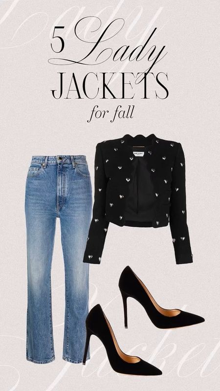 Lady jacket, jeans and heels is an easy uniform that makes you look chic and pulled together doesn’t need to be overly styled (which is why it’s my go-to). 

#LTKstyletip #LTKworkwear