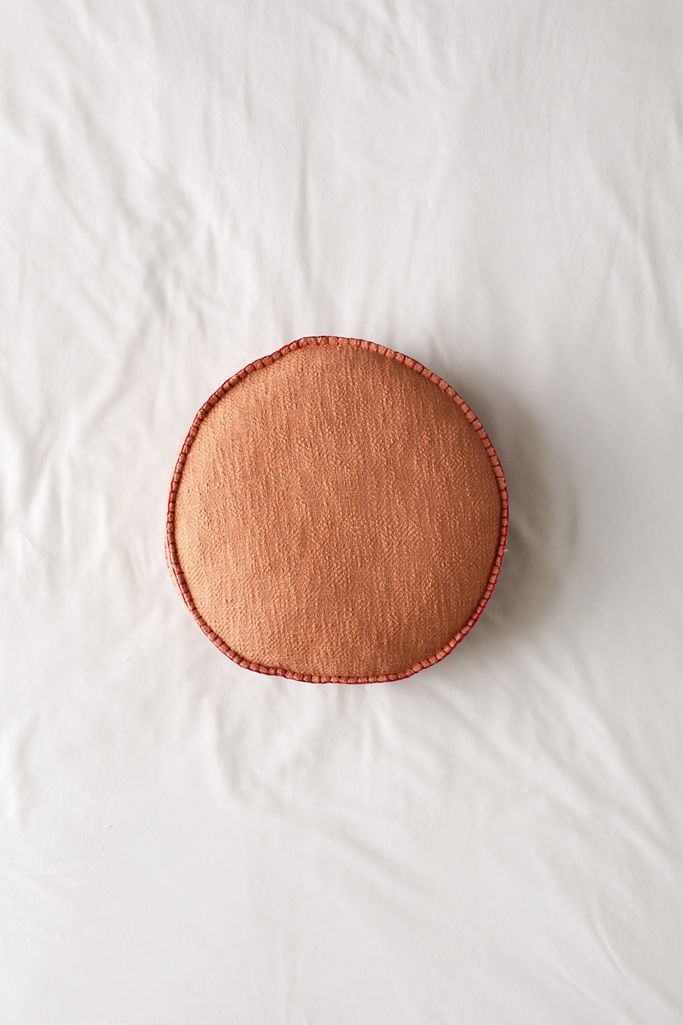 Serena Whip Stitch Round Throw Pillow | Urban Outfitters (US and RoW)