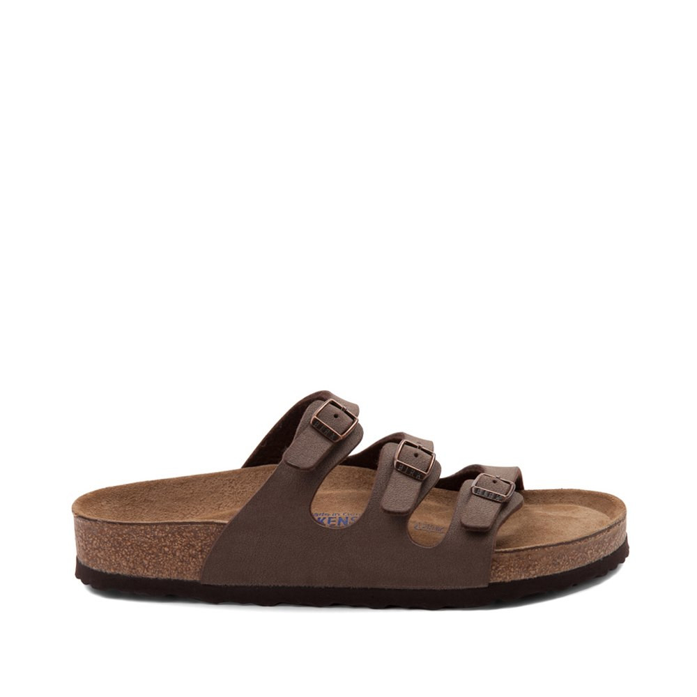 Womens Birkenstock Florida Soft Footbed Sandal - Mocha | Journeys