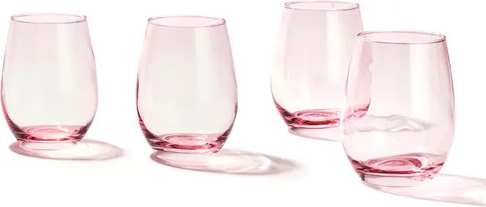 Fuchsia 18.5 oz. Stemless Wine Glass - Set of 4 | Nordstrom Rack