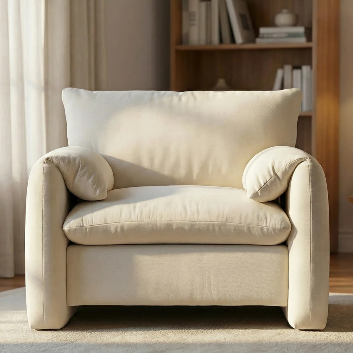 Marithza 37.6'' W Oversized Armchair Accent Chair | Wayfair North America