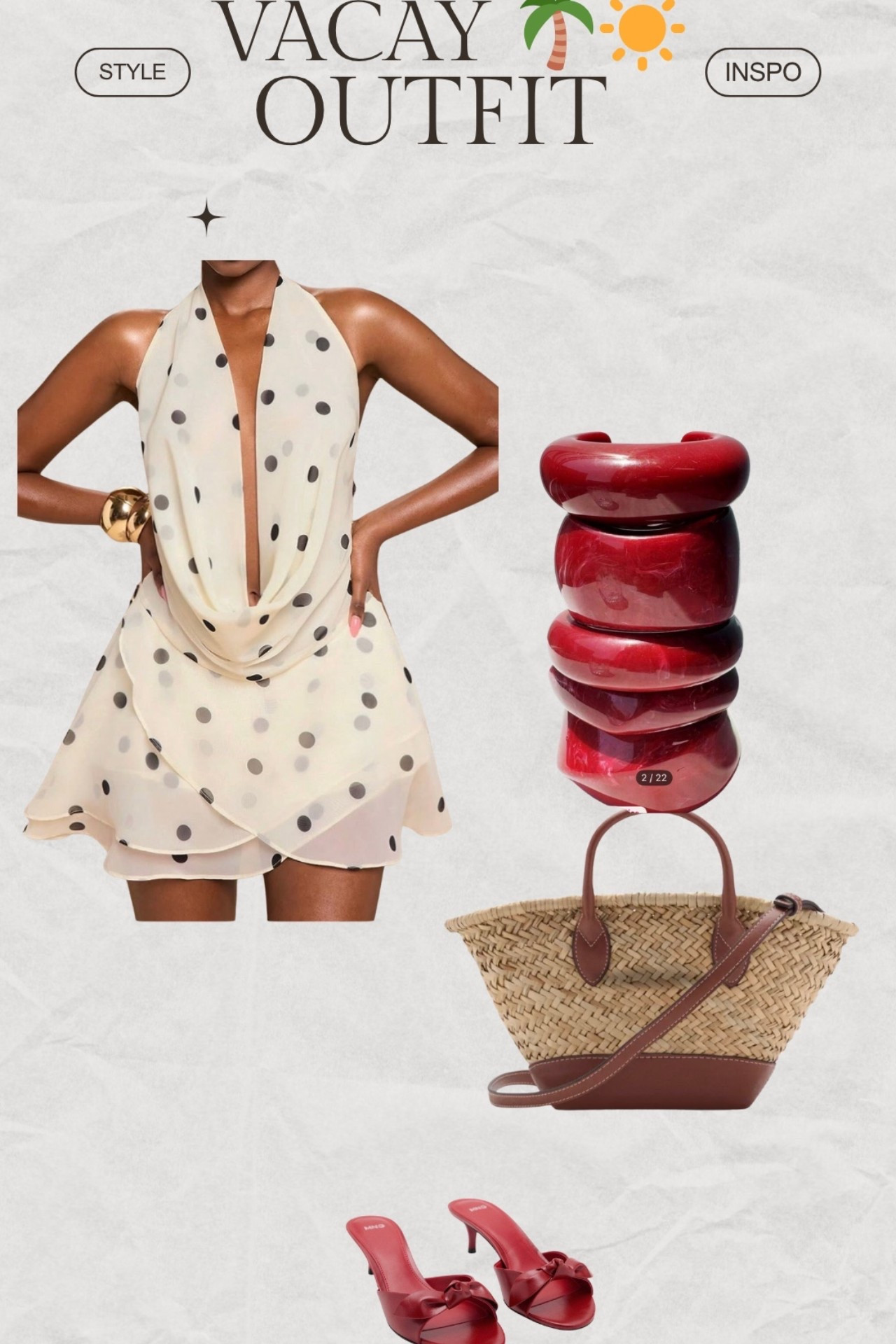 Vacay Outfit inspo 🌴☀️
This dress is true to size, size if your girls (boobs) aren’t perky you’ll need booby tape.
This boob tape is the best tried so far but it gotta apply to dry, no oily skin 

#LTKMidsize #LTKPlusSize #LTKTravel
