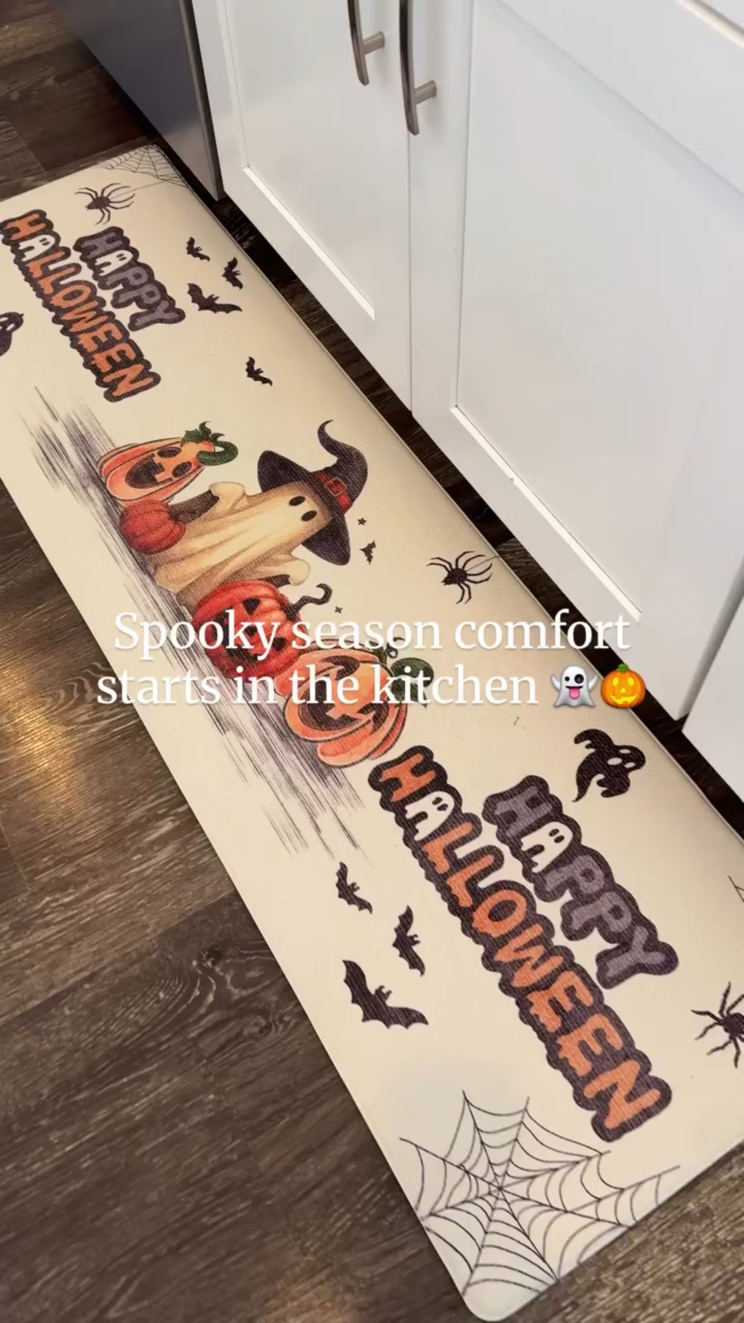 Spooky season meets cozy kitchen vibes! 🎃🖤💛🤍
These @genimorugus 2PC Cushioned Anti-Fatigue Mats are perfect for adding Halloween charm while keeping your feet comfy. 👻✨
Non-slip, waterproof, and even machine washable!! cute and practical!

Use my code “ RINA123” for discount!
Comment “ shop” for the link!🔗 

Where would you style yours? kitchen, entryway, or laundry room? 🧡👻

#HalloweenDecor #KitchenRugs #FallHomeDecor #Genimo