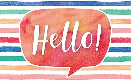 Watercolor Hello Postcards | Amazon (US)