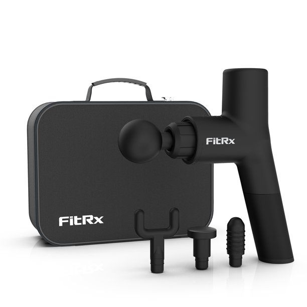 FitRx Massage Gun Handheld Deep Tissue Percussion Massager for Neck & Back Muscle Relief | Walmart (US)