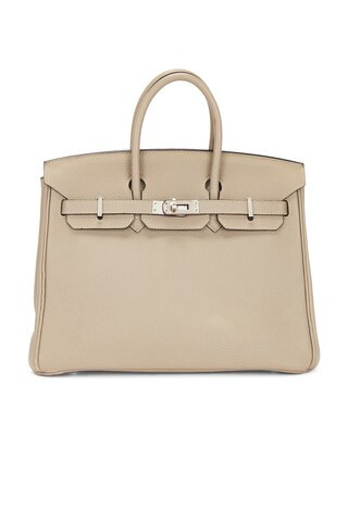 Hermes Togo Birkin 25 Handbag in Grey | FWRD 