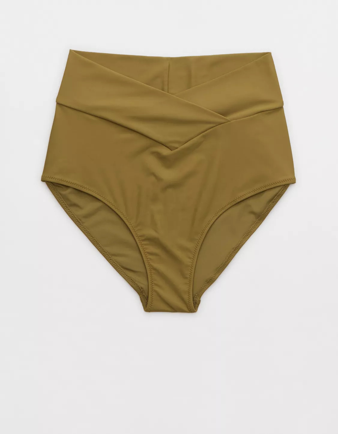 Aerie Crossover High Waisted Bikini Bottom | Aerie
