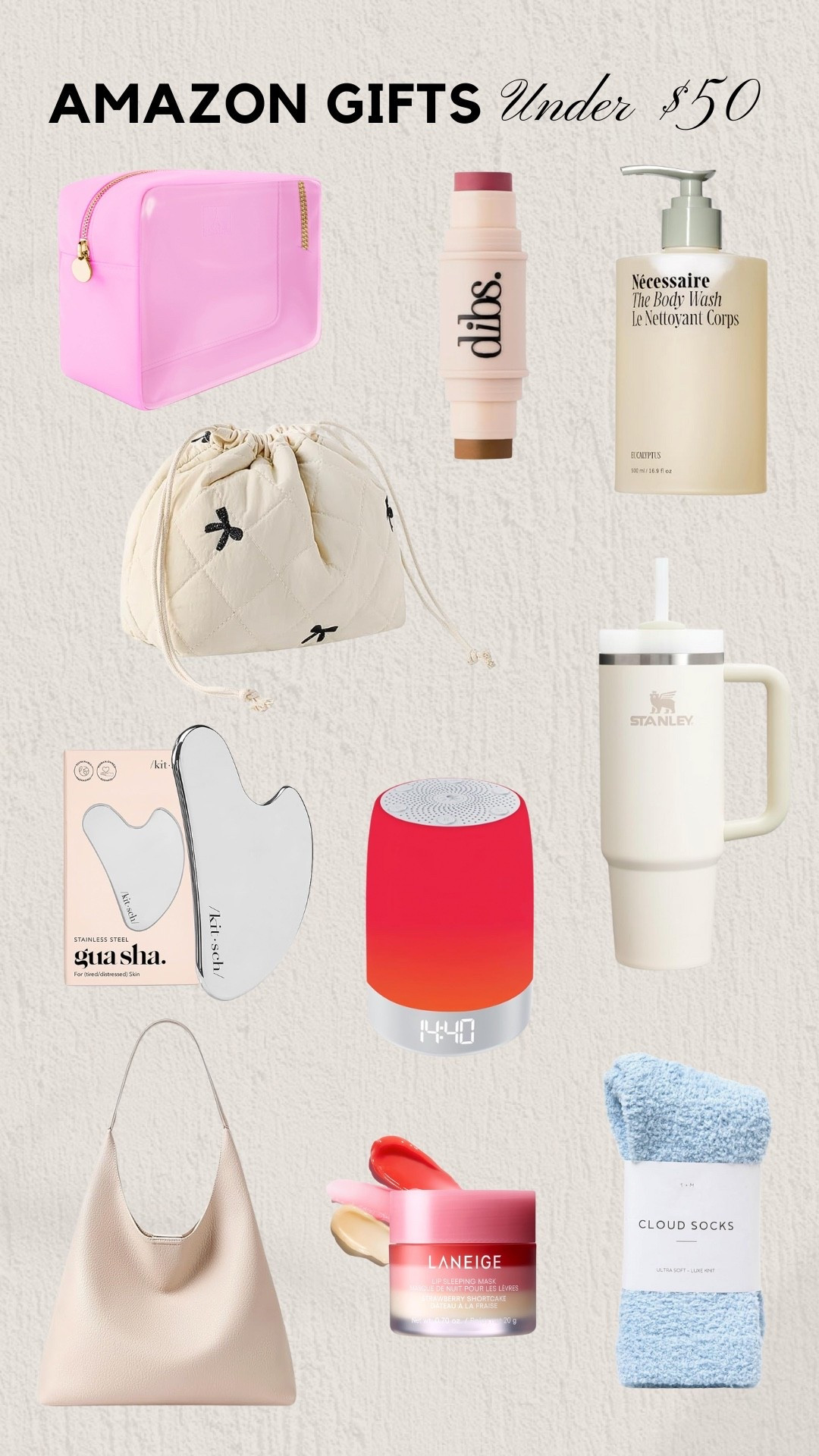 Amazon Gifts Under $50 // Amazon Beauty // Fall Fashion // Gift Ideas 

#LTKFindsUnder50 #LTKHoliday #LTKGiftGuide