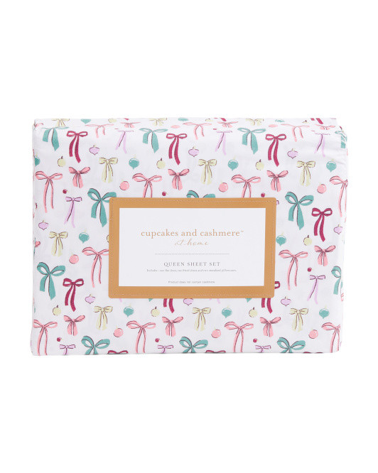 Fa La La Bows Sheet Set | TJ Maxx