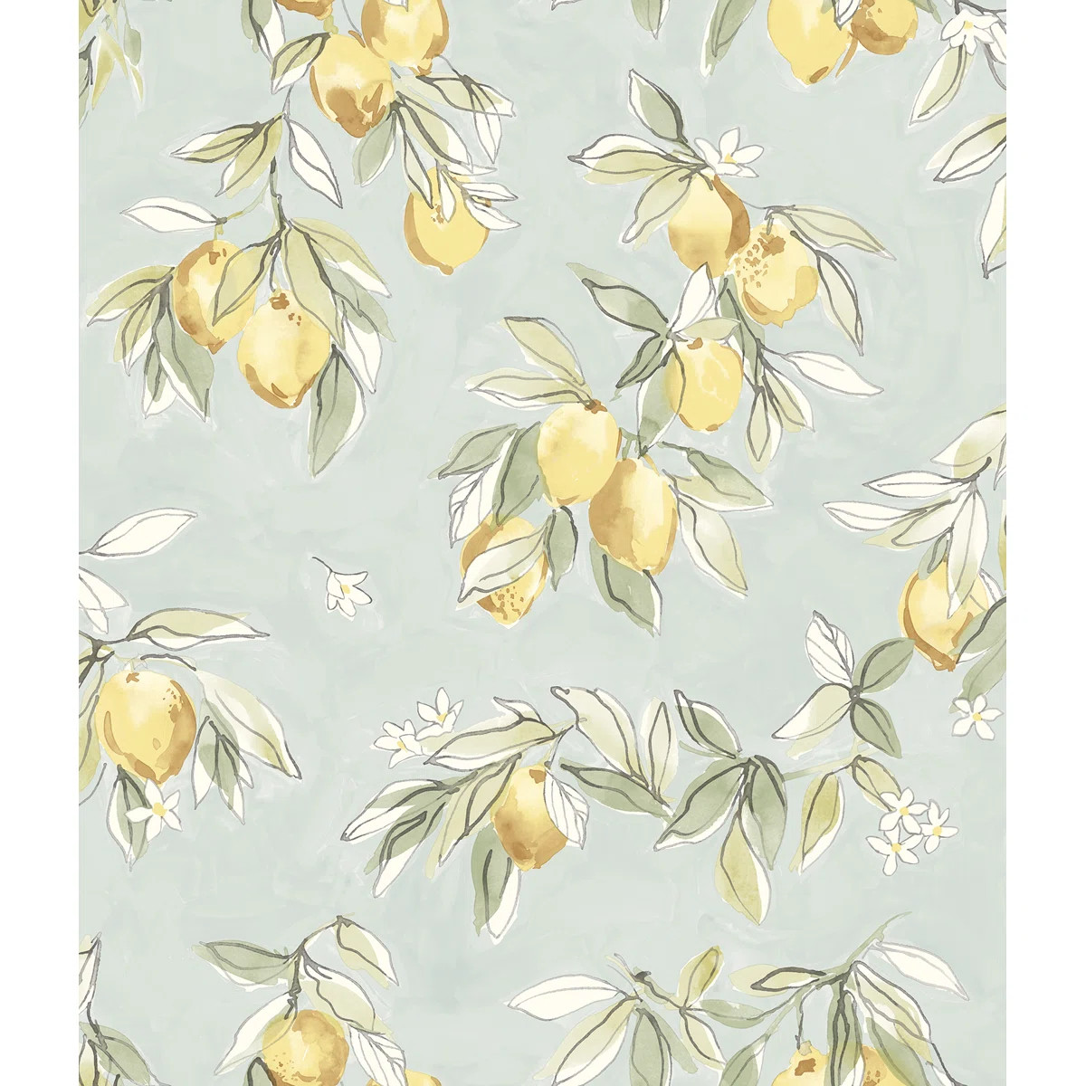 Lemonade Citrus Wallpaper | Wayfair North America