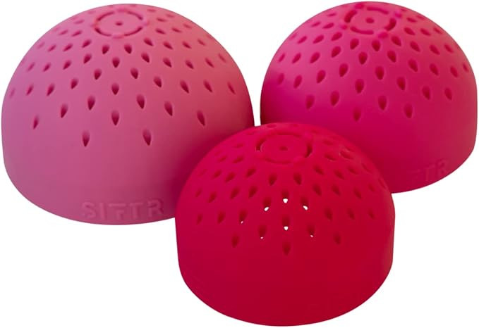 (PINK) Nesting Can Strainer Mini Colander Set - Space Saving Small Colanders and Strainers - Mult... | Amazon (US)