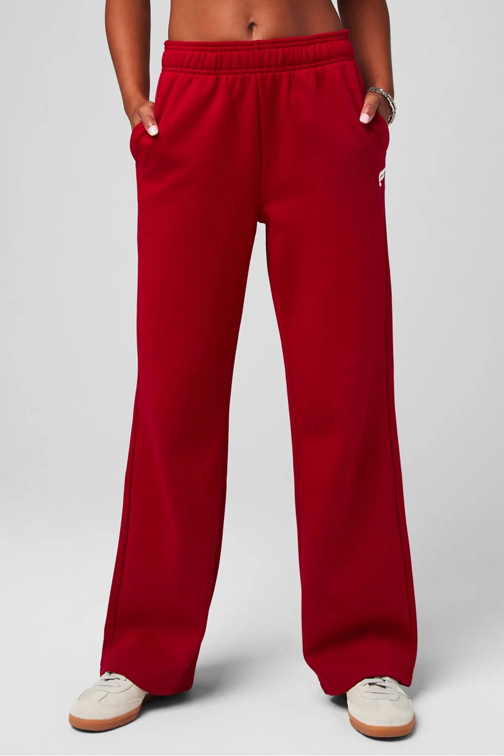 Cozy Fleece Wide Leg Sweatpant | Fabletics