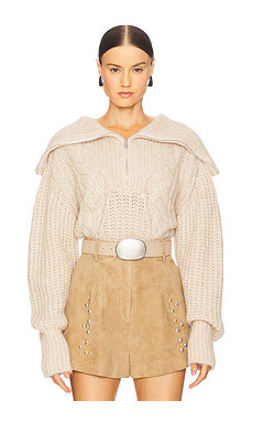 IRO Swana Sweater in Beige from Revolve.com | Revolve Clothing (Global)
