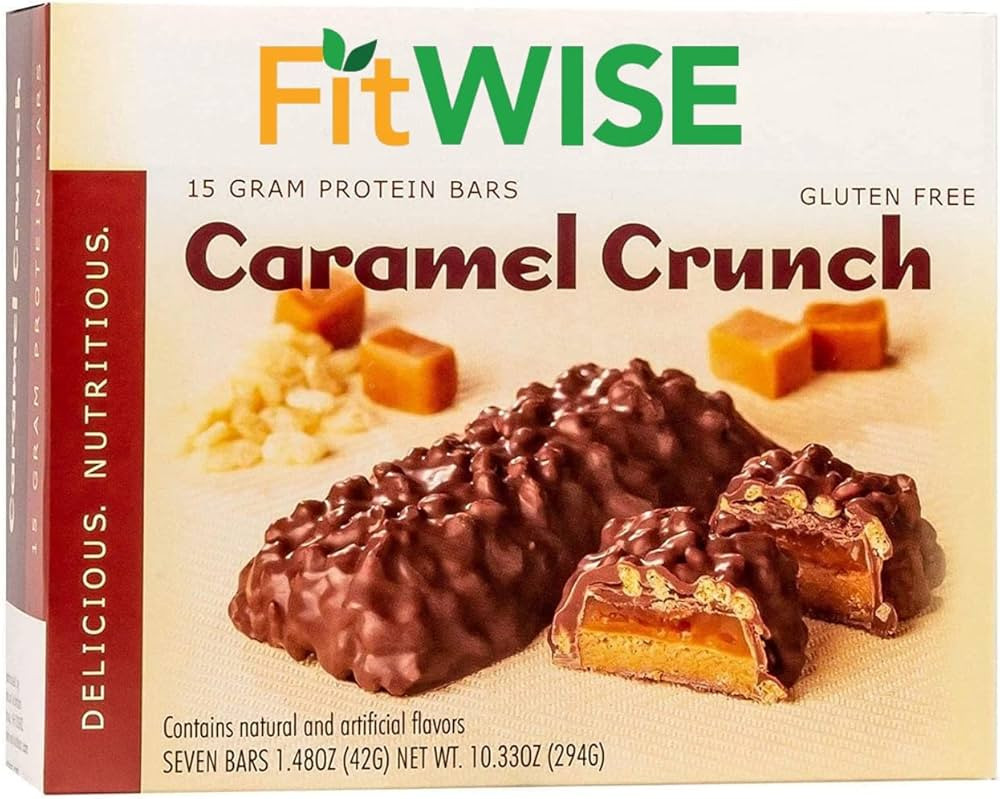 FITWISE - High Protein Layer Bars, 15g Protein, Low Calorie, Low Fat, Low Cholesterol, Aspartame ... | Amazon (US)