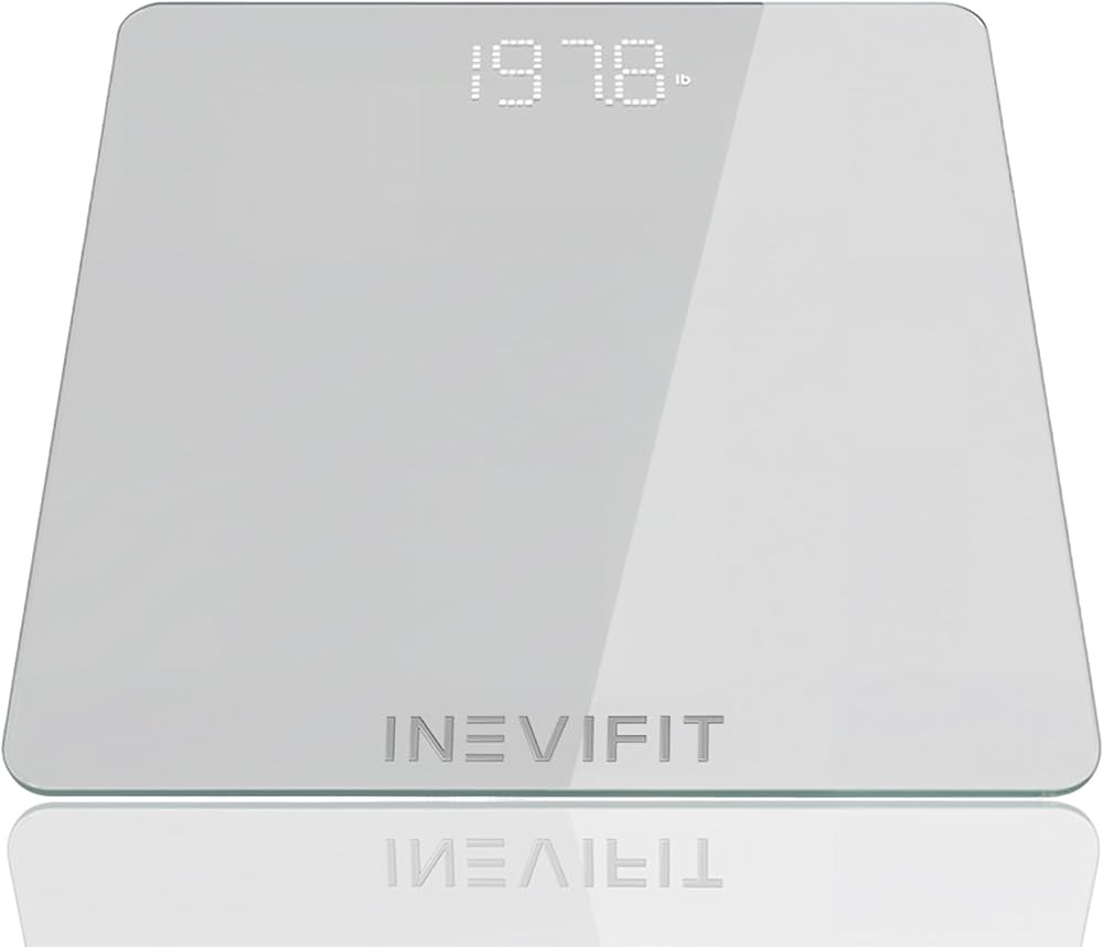INEVIFIT Premium Bathroom Scale, Highly Accurate Digital Bathroom Body Scale, Measures Weight up ... | Amazon (US)